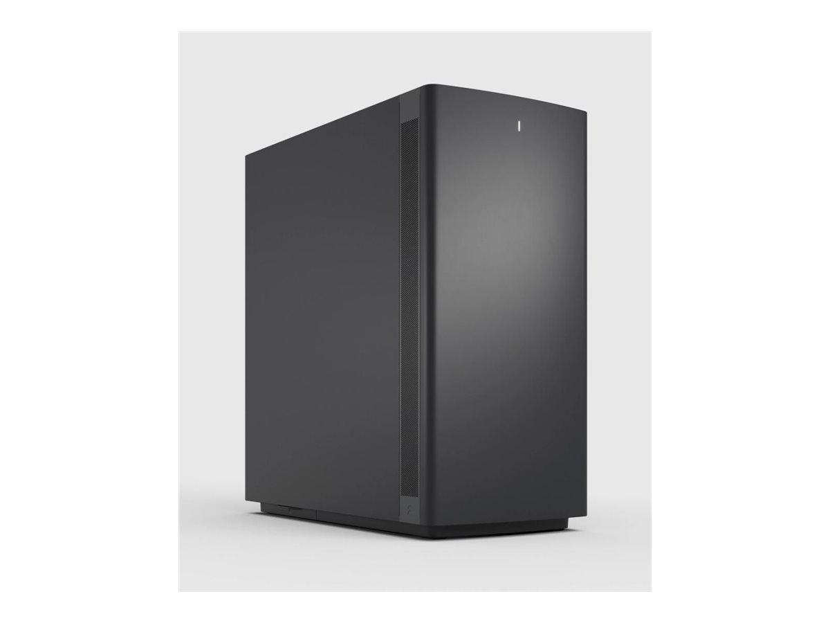 Fractal Design Define One Dark Solid - Tower - udvidet ATX - ingen strømforsyning (ATX) - sort - USB/Lyd