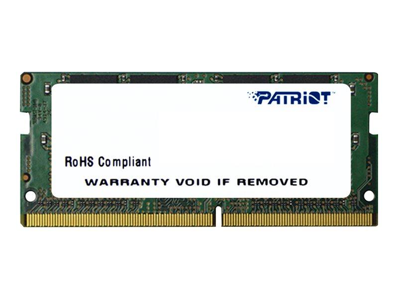 Patriot Signature Line - DDR4 - modul - 8 GB - SO DIMM 260-PIN - 3200 MHz / PC4-25600 - CL22 - 1,2 V - ikke bufferet - ikke-ECC