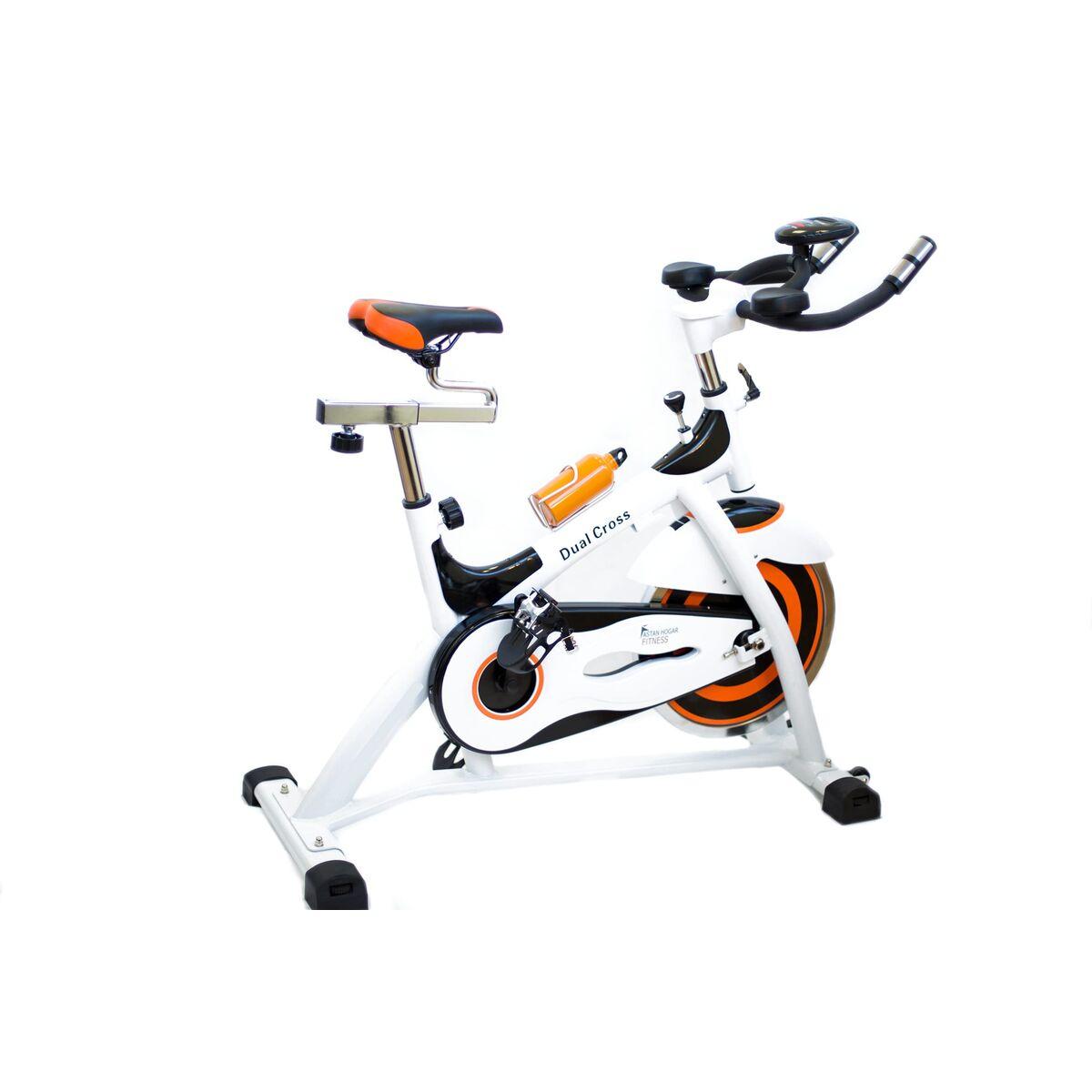 Astan Hogar AH-FT2040 stationær cykel Dual Cross - hvid/sort/orange (OUTLET B)