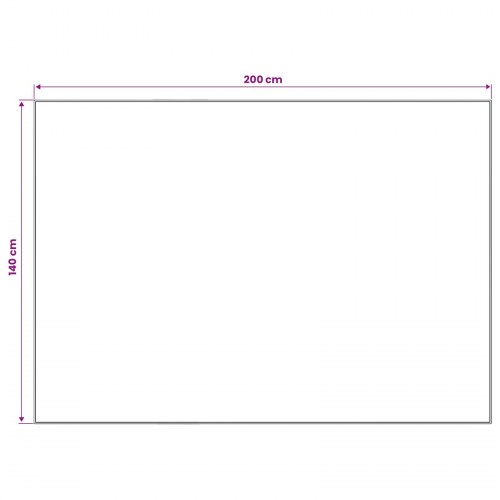 Gulvtæppe ORIZ - orange 140 x 200 cm