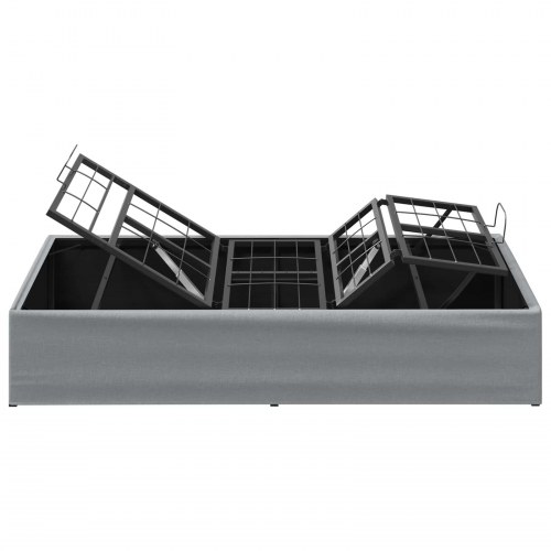 Elektrisk elevationsramme lysegrå 200 x 90 cm
