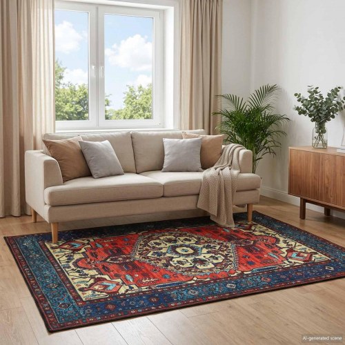 Gulvtæppe ORIZ rød 160 x 230 cm