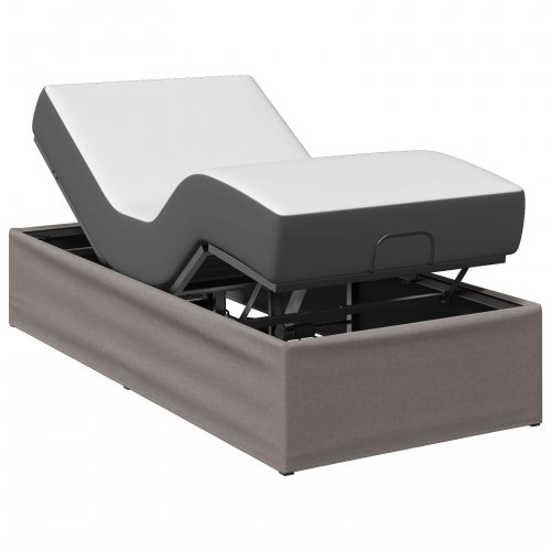 Elektrisk elevationsramme gråbrun 200 x 100 x 33,5 cm