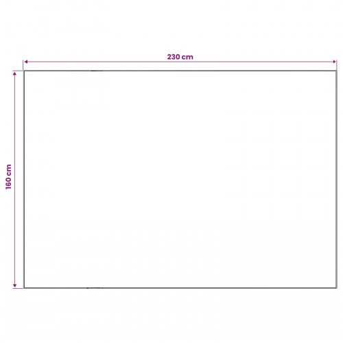 Gulvtæppe ORIZ sort diamantmønster 160 x 230 cm