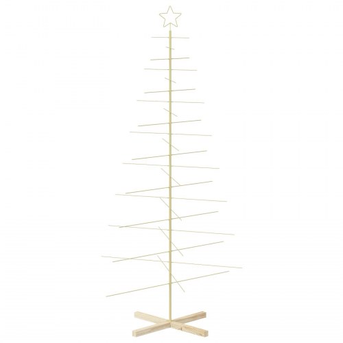 Metaljuletræ KUOPIO 210 cm - guld