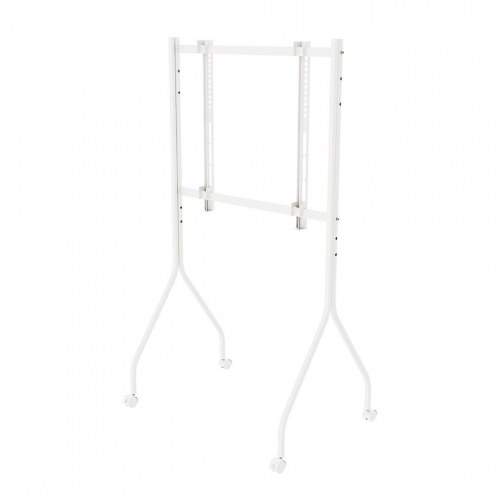 Maclean MC-180 W gulvstander med hjul til TV og skærm 37-80" - hvid (OUTLET B)
