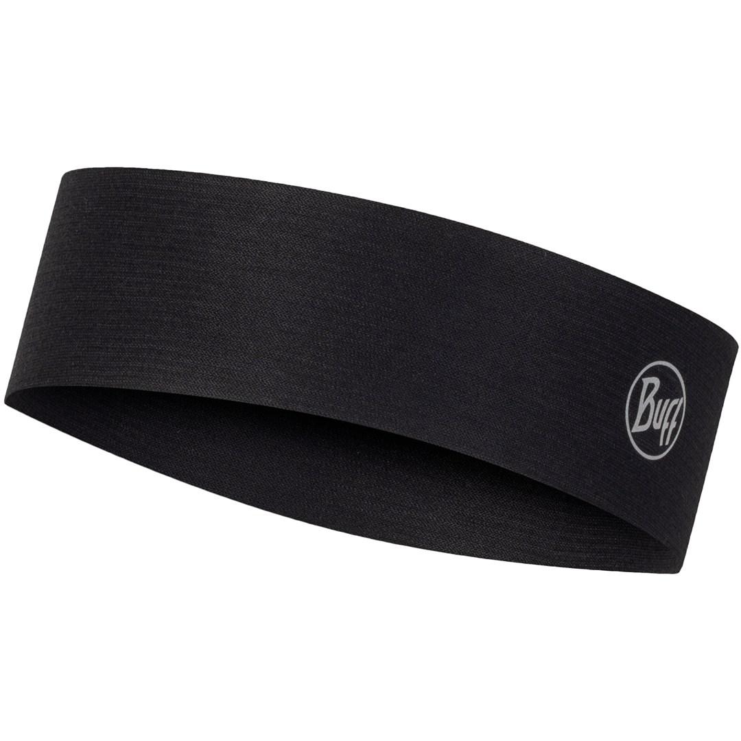 Pandebånd Buff Coolnet UV Slim Headband - sort, one size