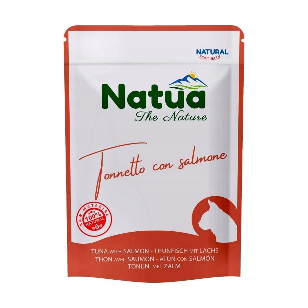 Vådfoder til katte Natua tun med laks - 70 g