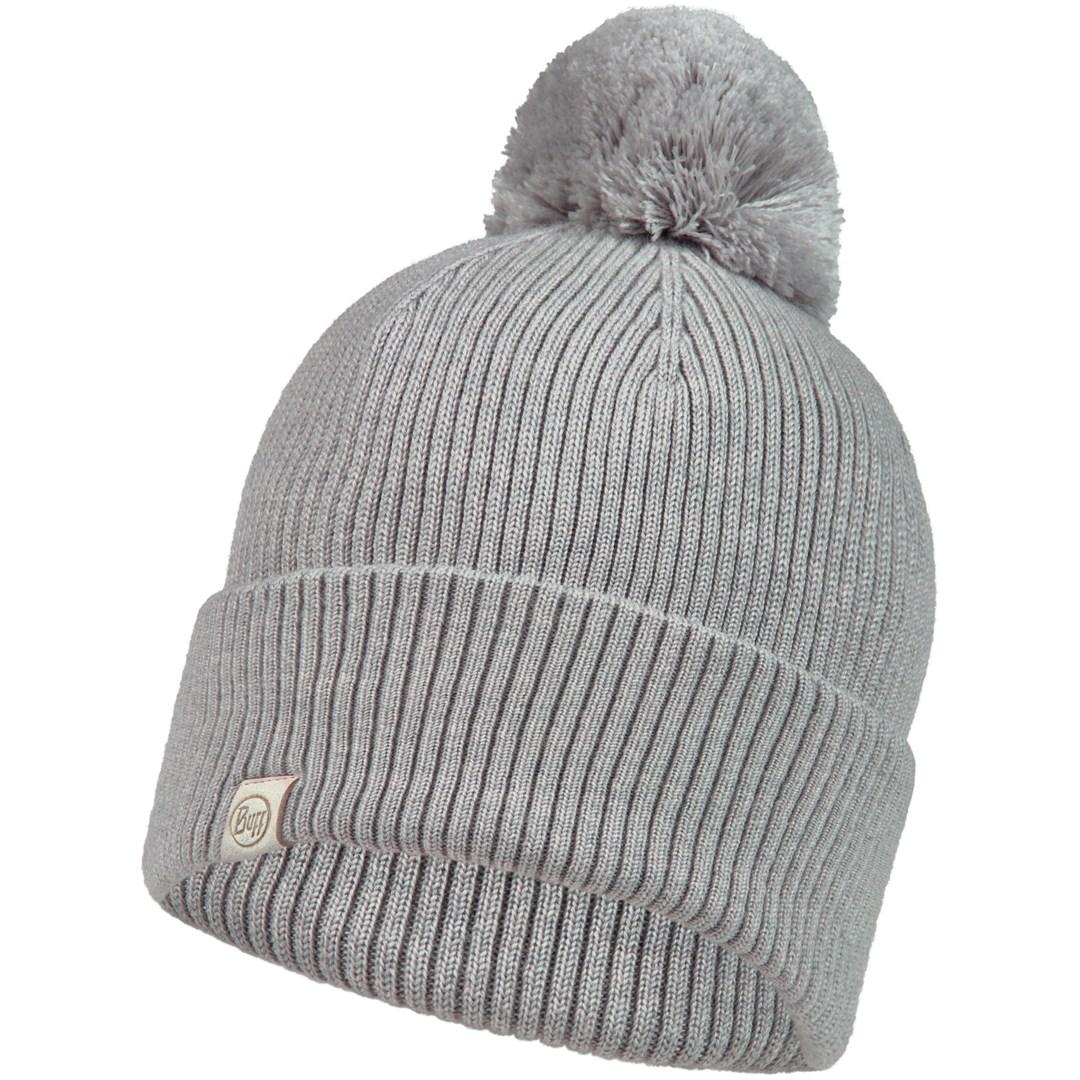 Buff Knitted Hat Tim (Grå (TIM LIGHT GREY) One size)