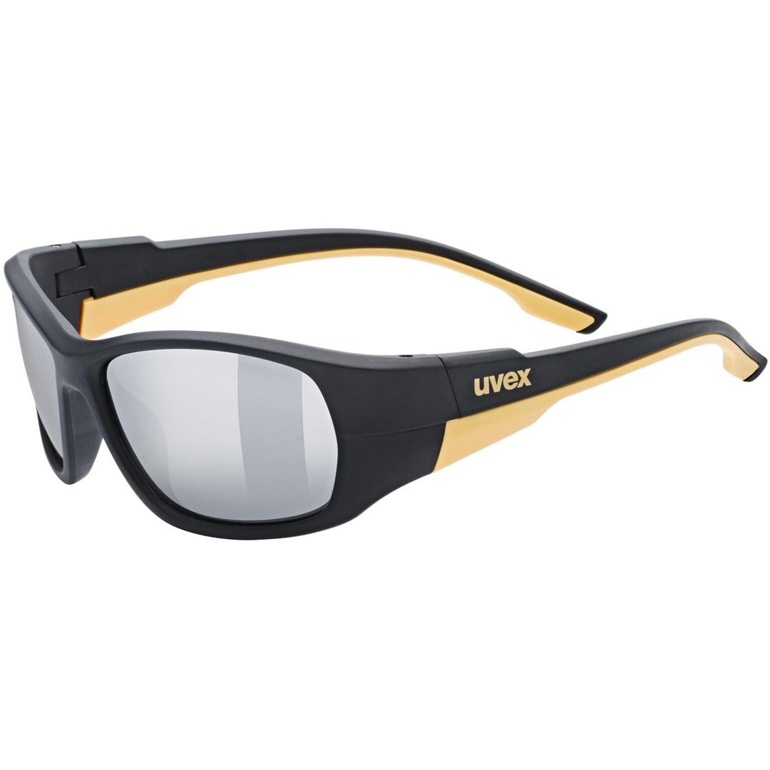 Børnebriller uvex Sportstyle 514 - sort/gul, one size