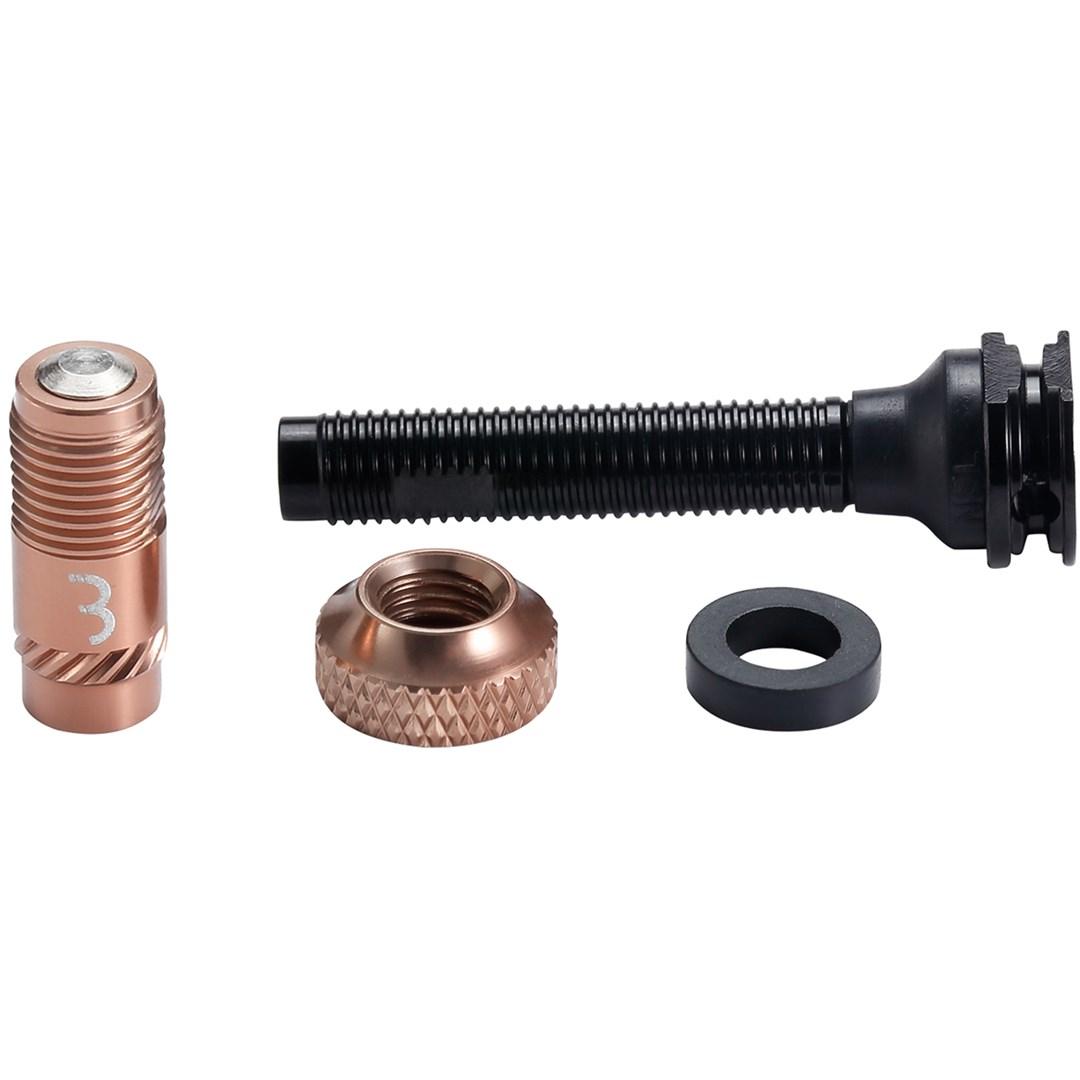 Cykelventiler BBB AL Valve CoreCap 40 mm - 2 stk.