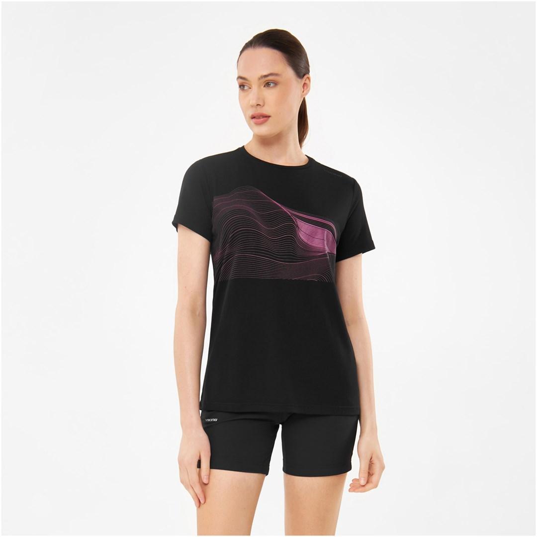 T-shirt Viking Morain Lady Bamboo - sort, str. S