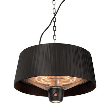 Hængende infrarød varmeovn SUNRED ARTIX C-HB - sort 1500 W