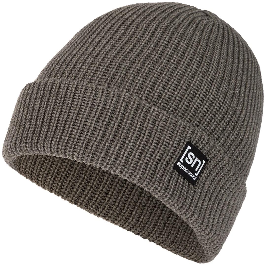 Hue super.natural Merino Basic Beanie - grøn, one size