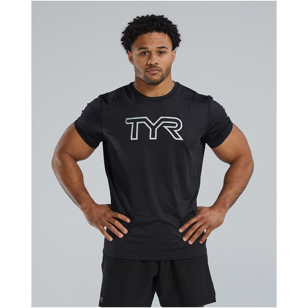 Herre-T-shirt TYR AIRTEC LL SS - str. M