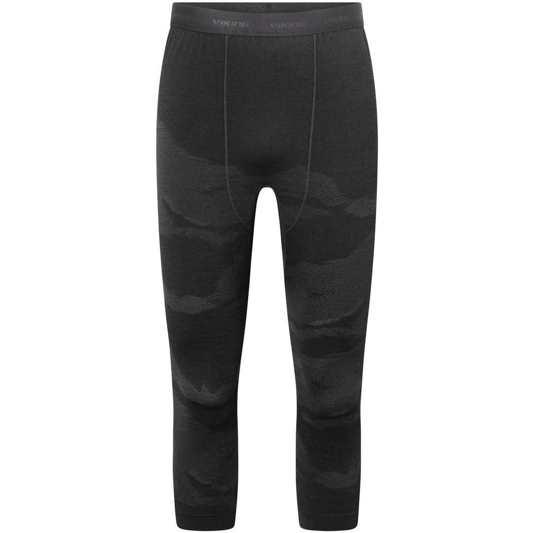 Termoundertøj Viking Gasher Man Set 3/4 Merino - sort XXXL