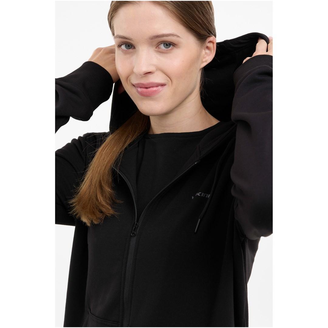 Hættetrøje med lynlås Viking Team Wear Lady Bamboo - sort, XS
