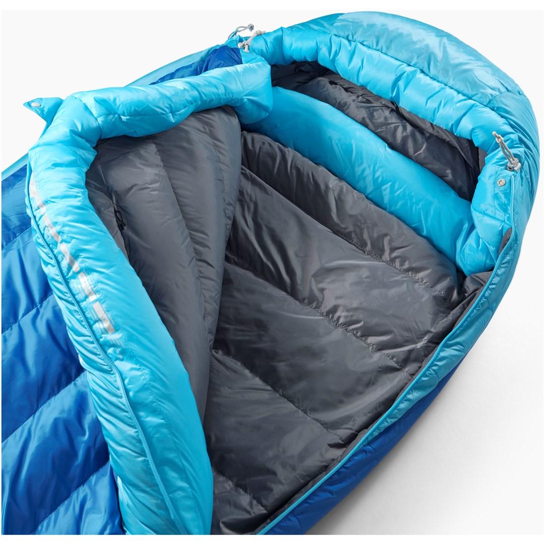 Sea to Summit Trek -1c Down Sleeping Bag (Blå (SNORKEL BLUE) Personlængde 185 cm)