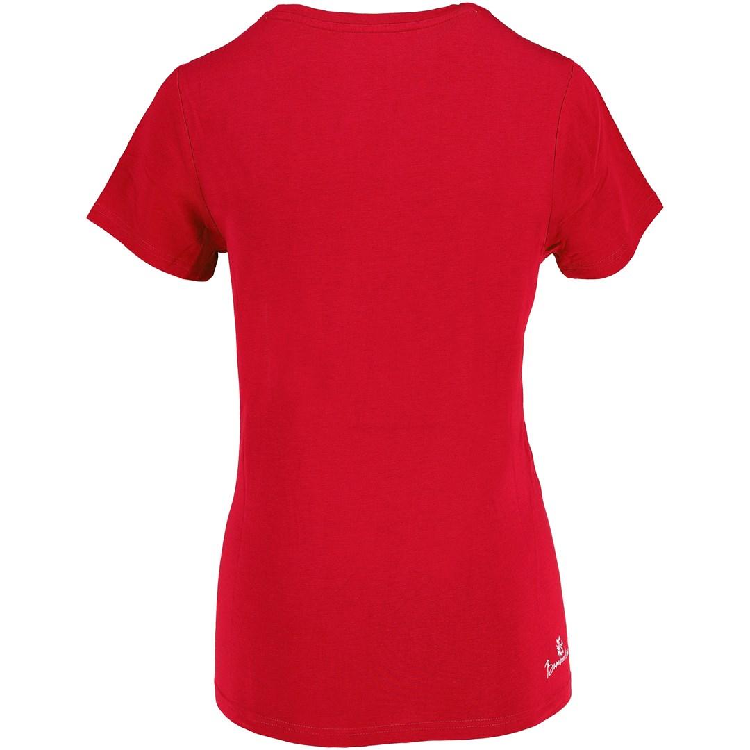 T-shirt Viking Marimba Bamboo Lady - rød, str. S