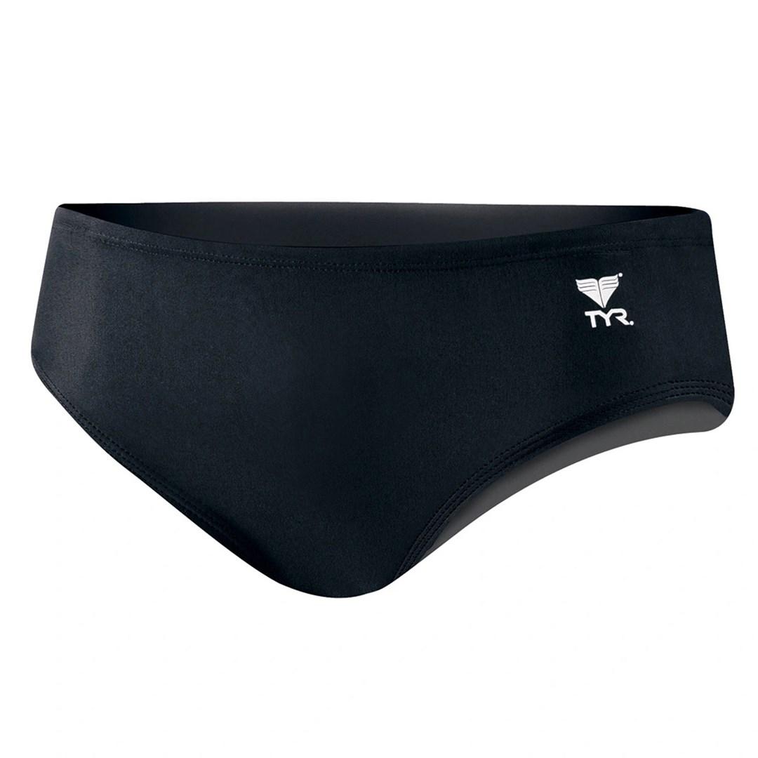 Badebukser TYR Solid Racer - sort, str. 30