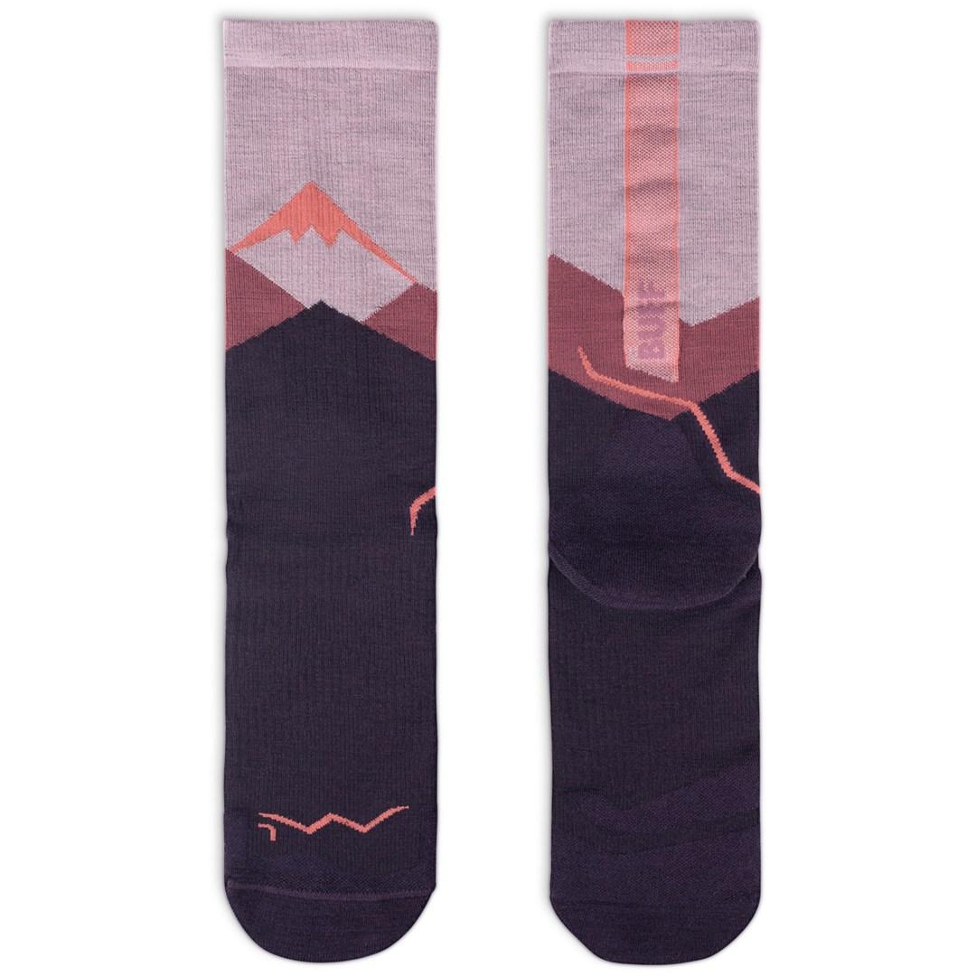 Merinostrømper Buff Merino Lightweight Crew Sock LWC1 - pink 36/38