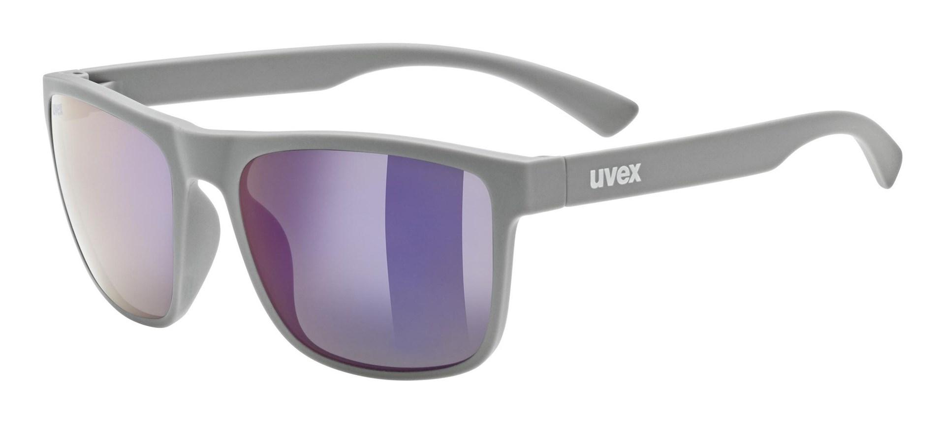 Sportsbriller uvex full rim - grå/blå