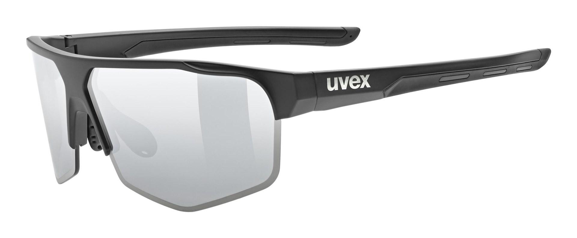 Uvex 5330812216, Unisex, Semi uden kant, Sort, Sort, Polykarbonat, 0-3