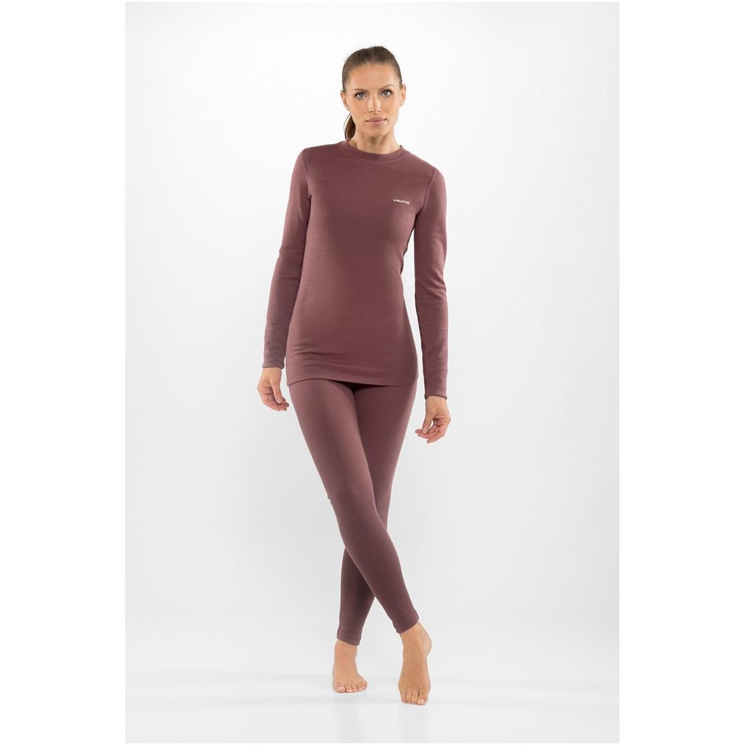 Termoundertøjssæt til dame Viking Meriboo Lady Set Merino - pink XL