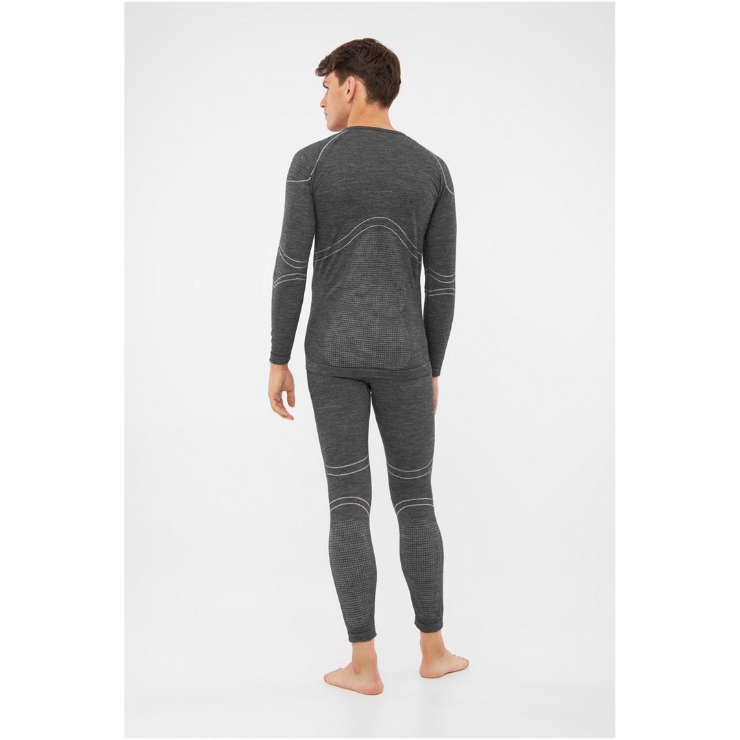 Langærmet undertrøje til mænd Viking Lan Pro Longsleeve Merino - grå, XXL