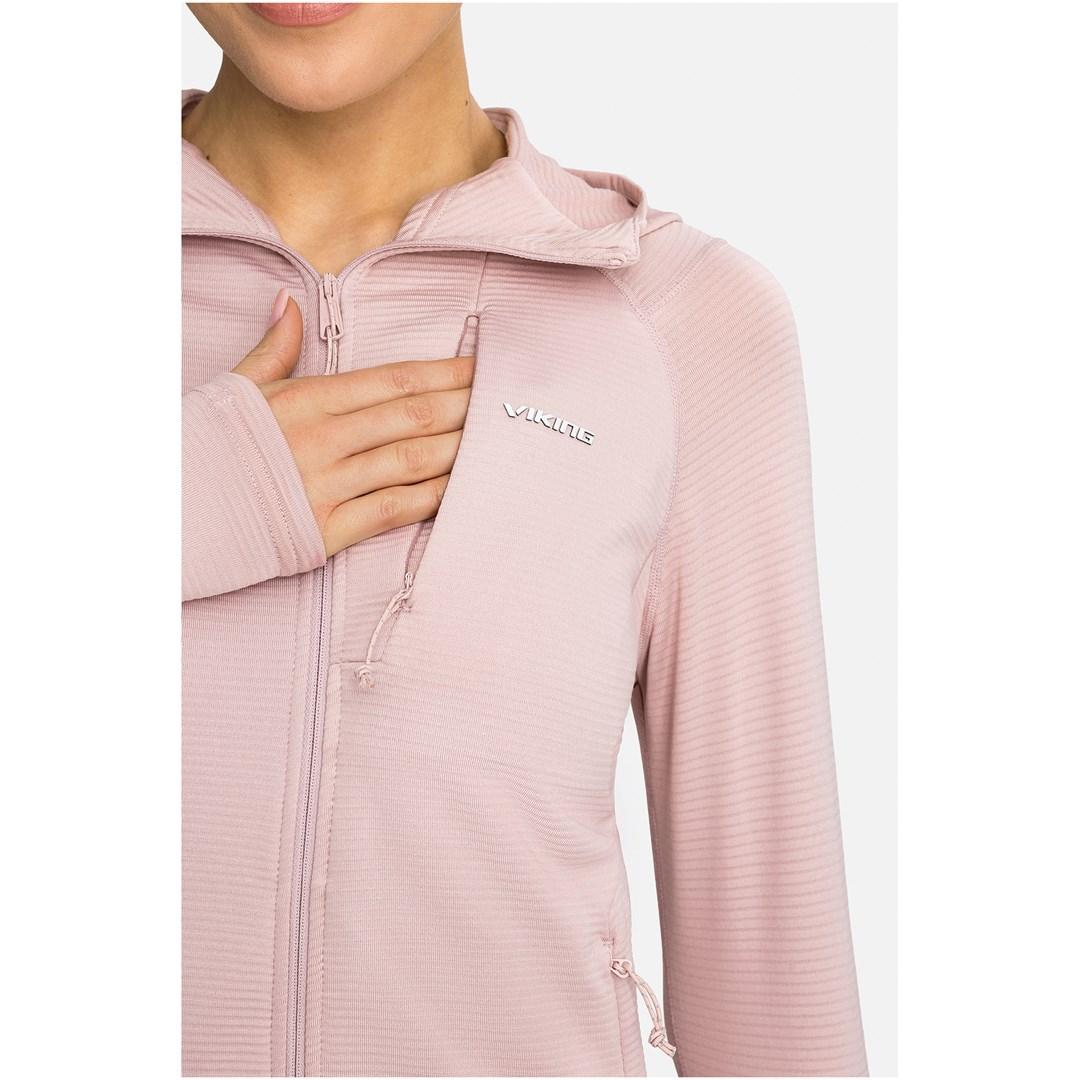 Damehættetrøje med lynlås Viking Birger Lady - rosa, XXL