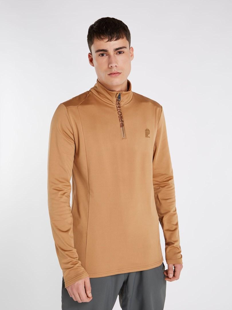 Herretrøje Protest WILL 1/4 zip top - str. L