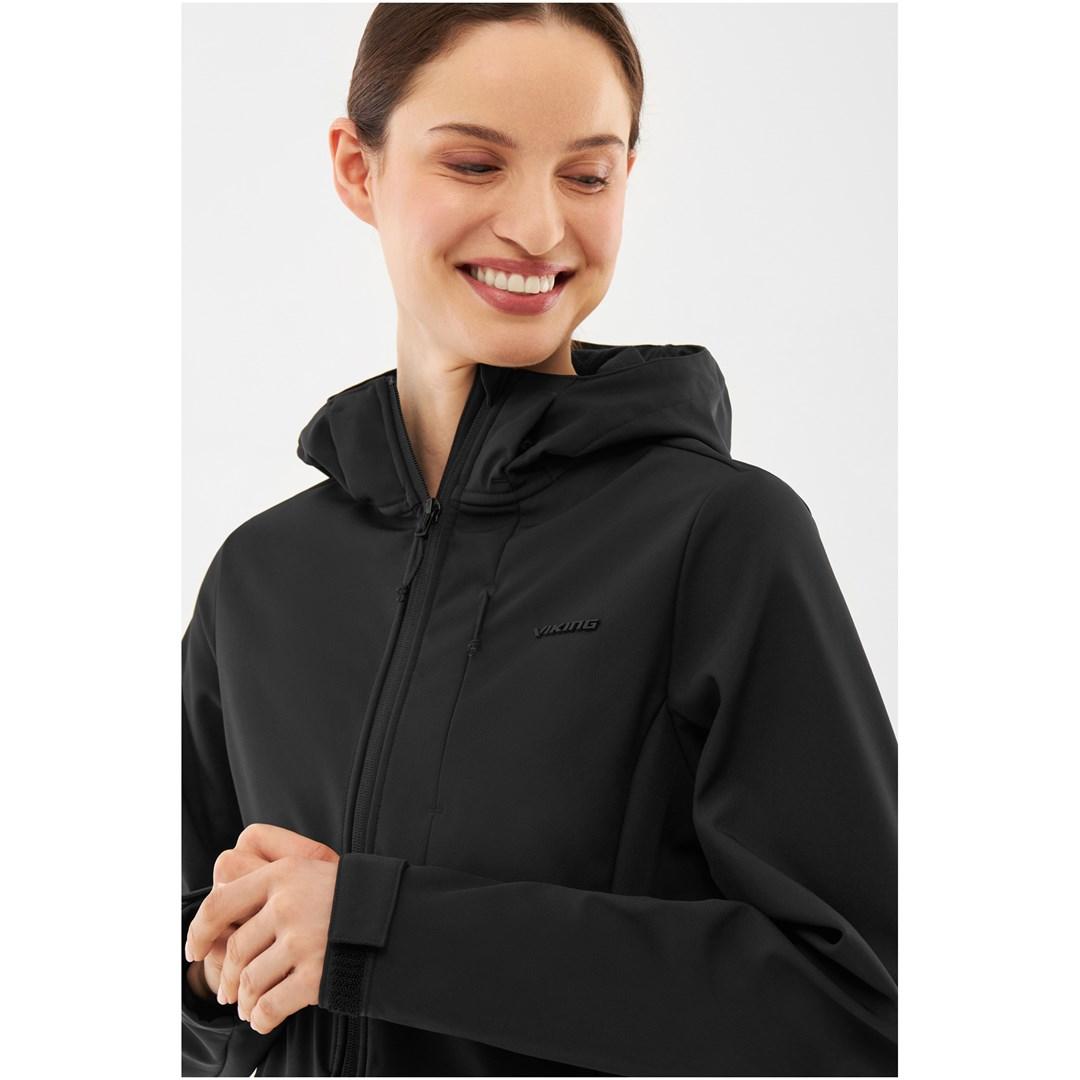 Softshelljakke Viking Kerns Lady - sort, XXL