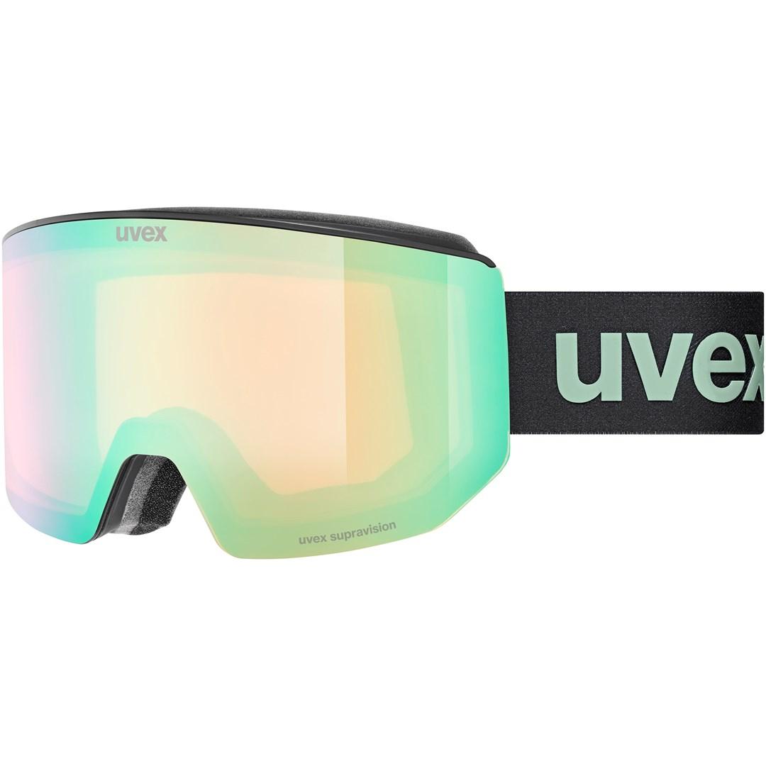 UVEX goggles lace attract FM black matt DL/opal-orange S2 (S5506657030) - one size