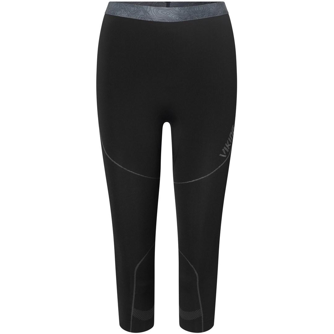Dame termoundertøj Viking Base Layer Gaja 3/4 sæt - sort, str. L