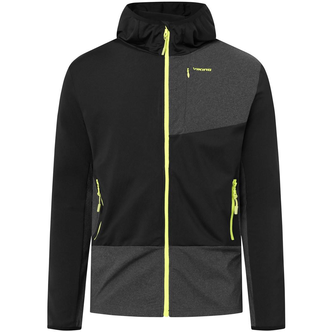 Herrehoodie med lynlås Viking Tacoma Hoodie Man - sort, XXL