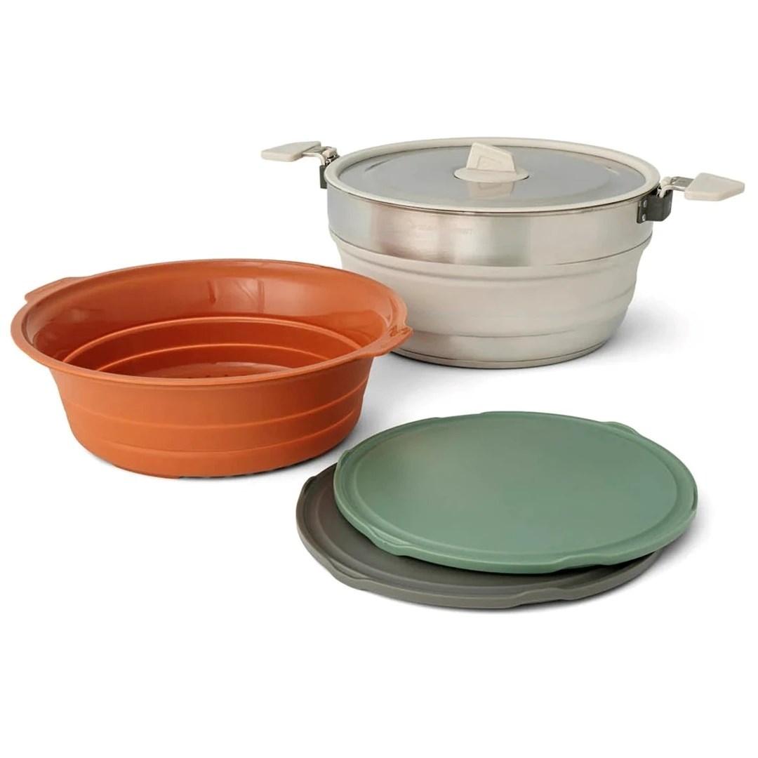 Sea to Summit Detour Essentials Camp Kitchen Kit - 4-delt sæt til lejrbordet