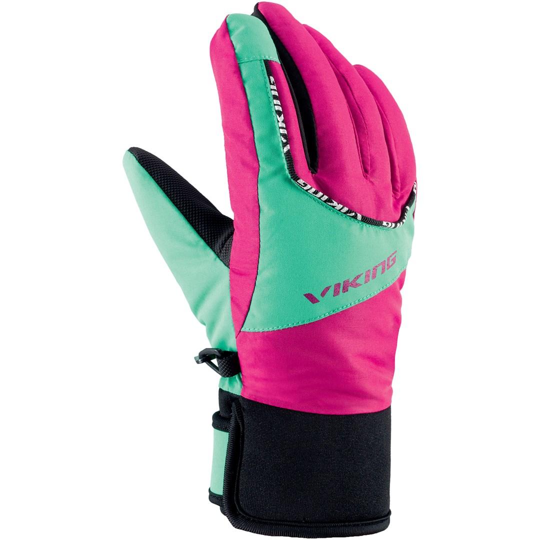Børne skihandsker Viking Fin Ski Kids - pink str. 4