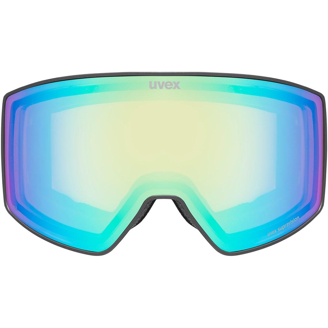 UVEX GOGGLES SCENIC FM BLACK MATT DL/GREEN ON YELLOW-CLEAR S2 (S5503412430) - UNI
