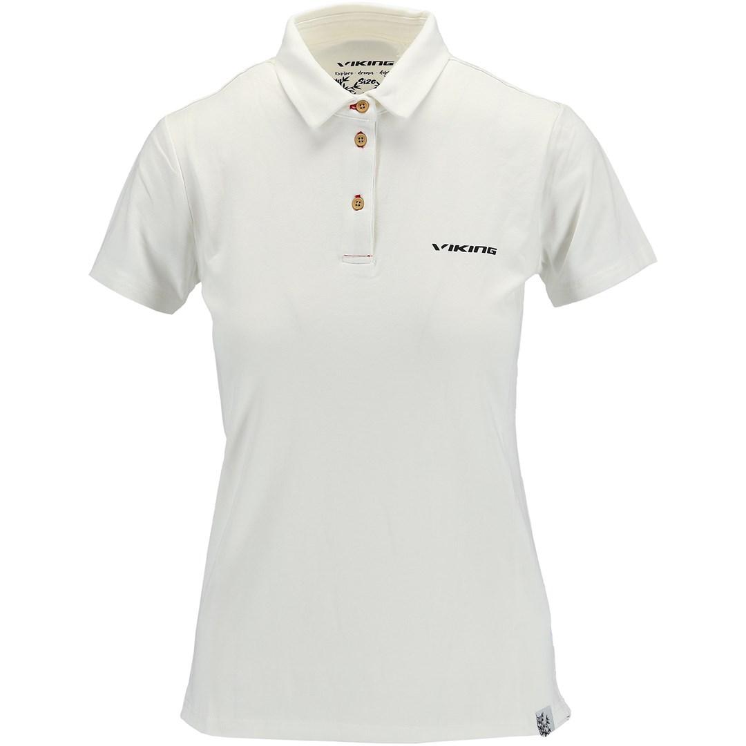 Poloshirt Viking Sasando Bamboo dame - hvid, M