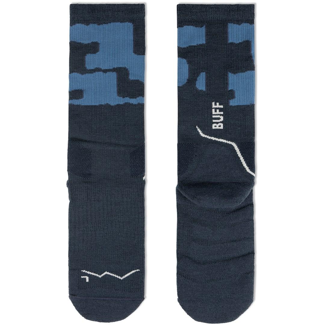 Merinostrømper Buff MERINO MW CREW SOCKS MWC2 - Night Blue 36/38