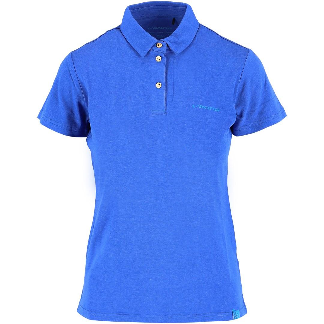 Poloshirt Viking Sasando Bamboo Lady M - blå