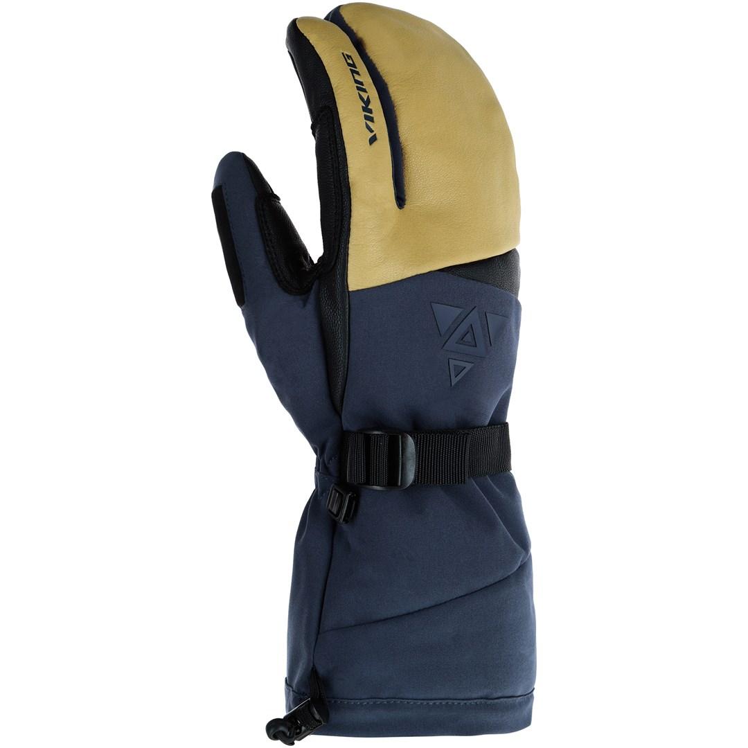 Freeride-handsker Viking Norvik Pro Lobster - marineblå/beige, str. 7