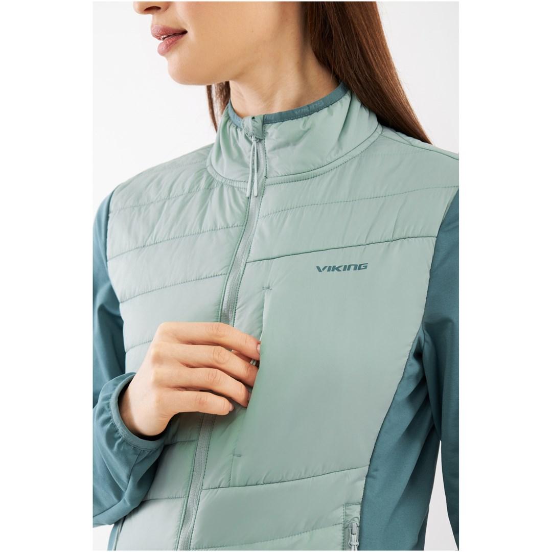 Damejakke Viking Zemu Lady PrimaLoft - grøn XL