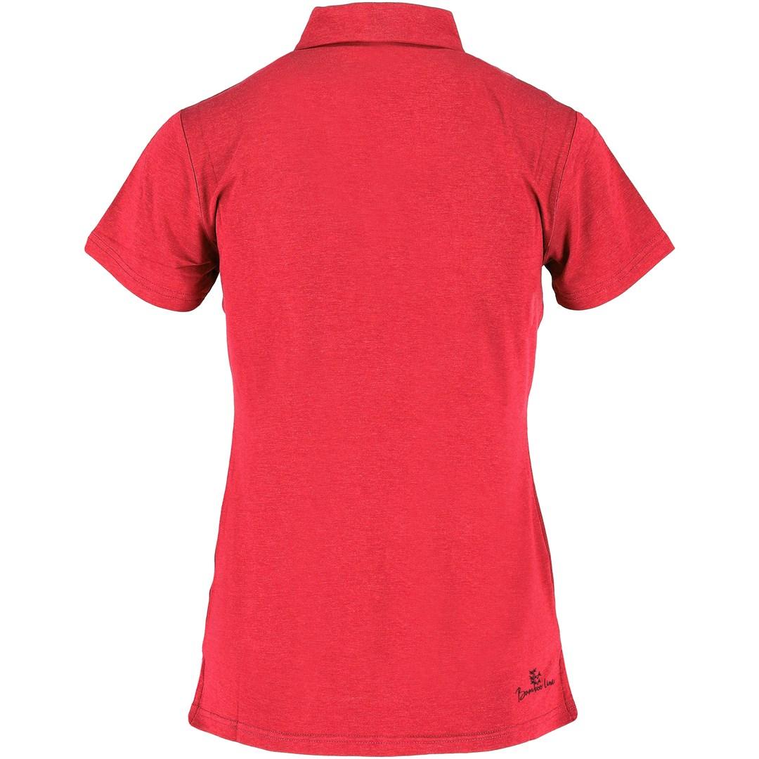 Poloshirt Viking Sasando Bamboo Lady M - rød