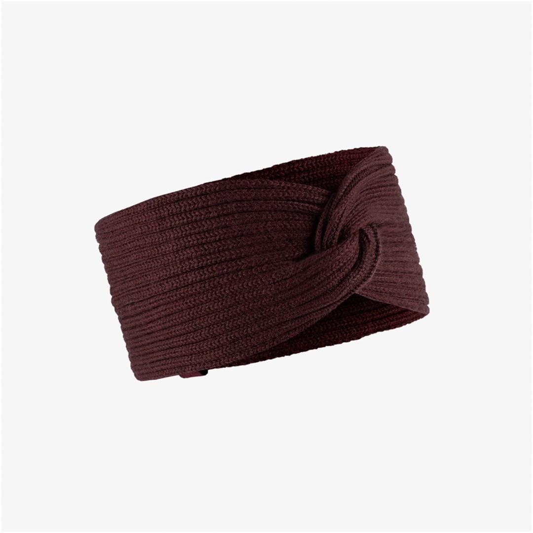 Strikket pandebånd Buff Norval - maroon, one size
