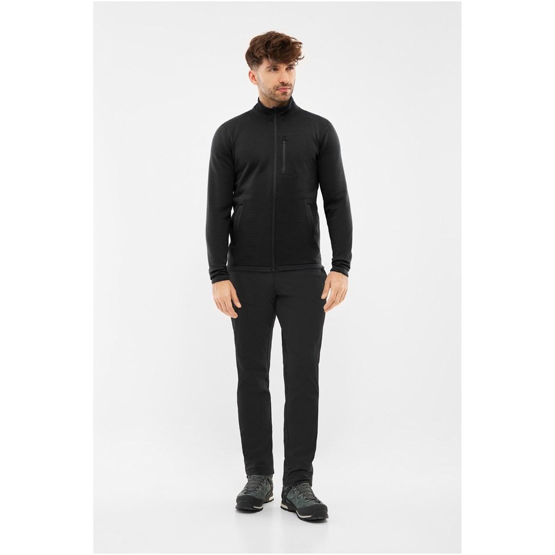 Trøje Viking Admont Full Zip Man - sort, XXXL