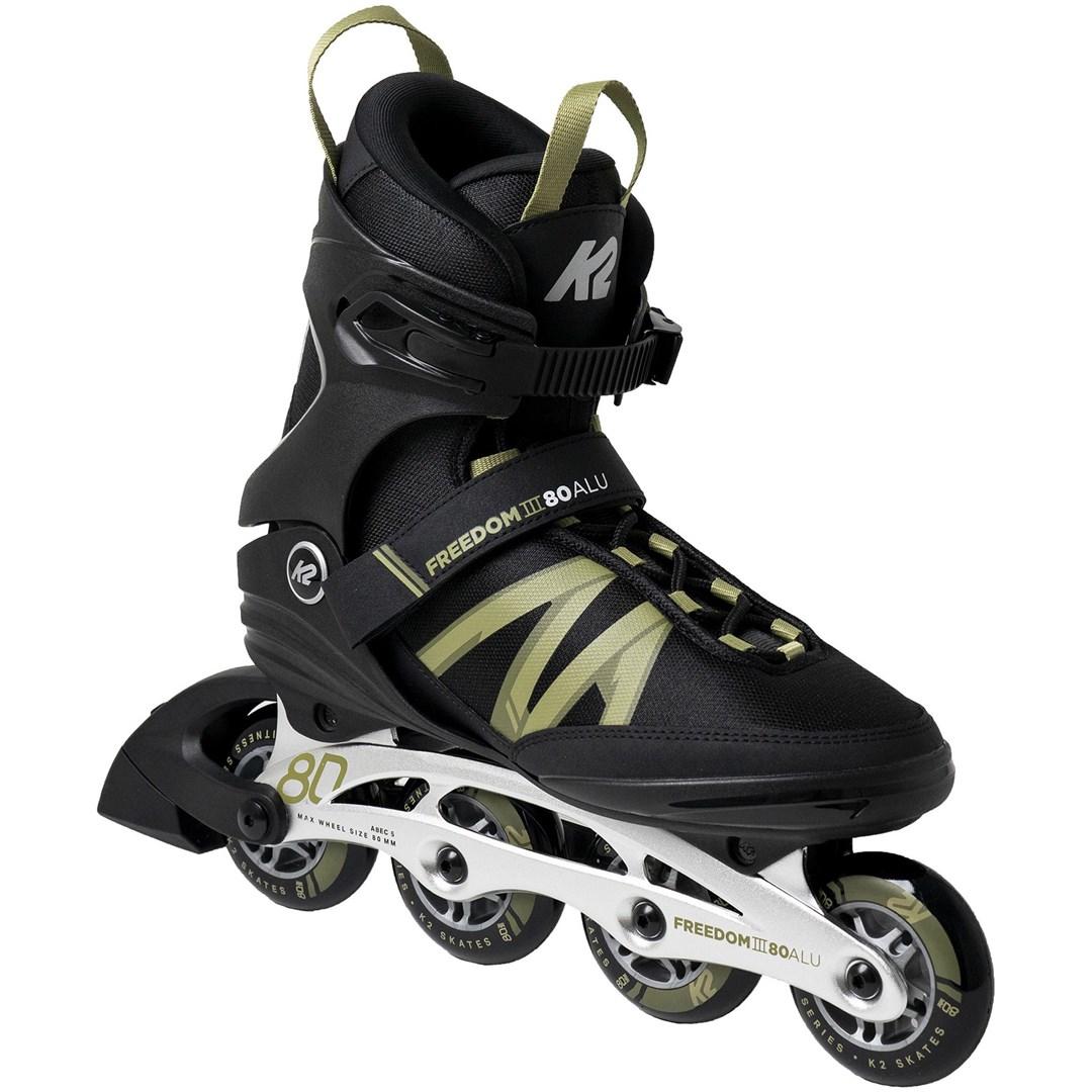 Rulleskøjter K2 Freedom III 80 ALU - str. 44