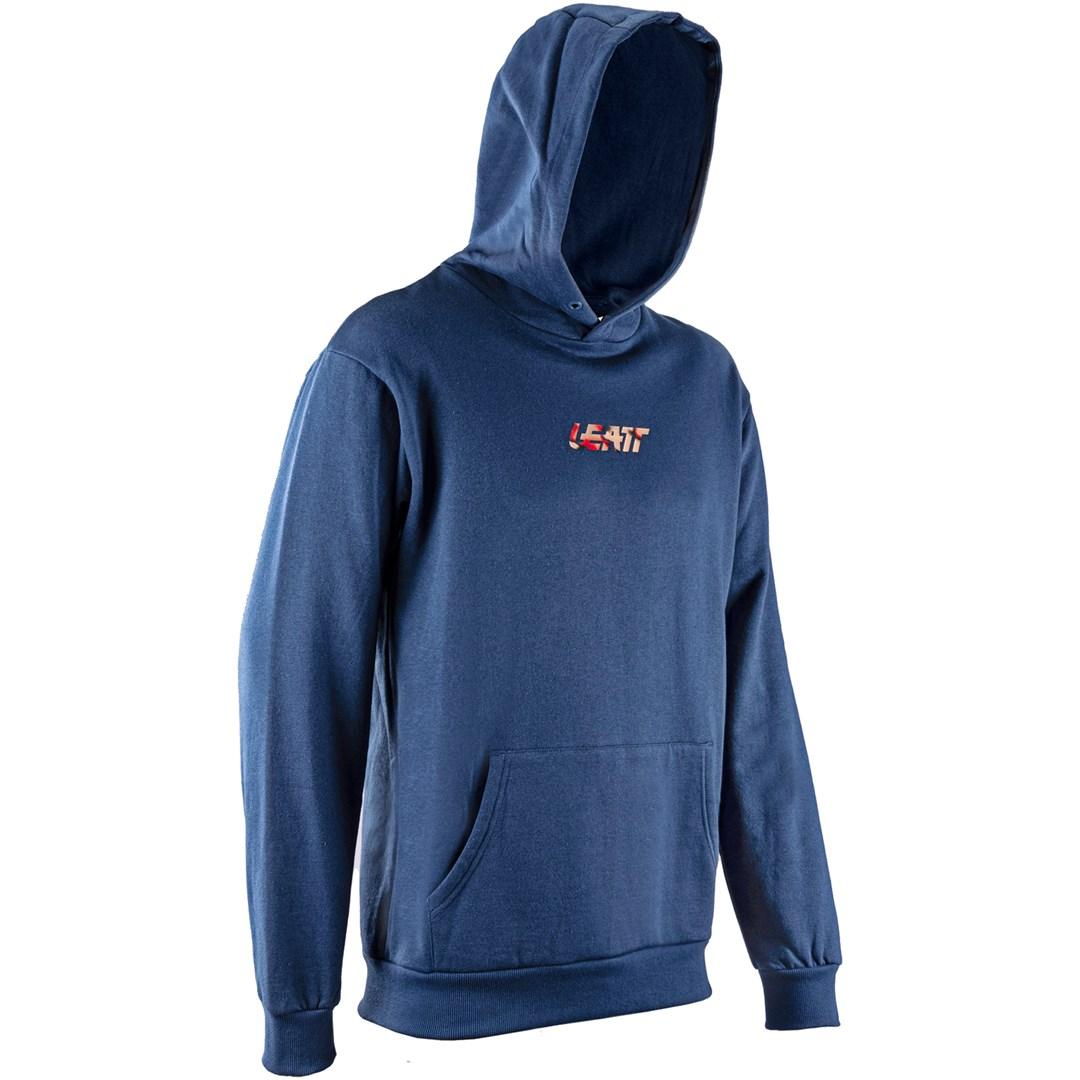 Hættetrøje Leatt Hoodie Core - DenimBlue, L