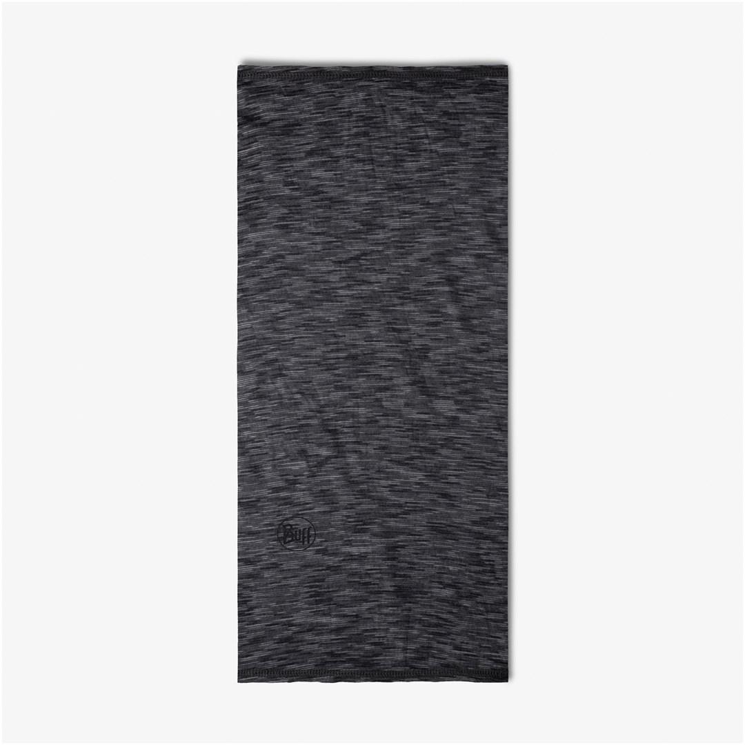 Børnebandana Buff Merino Lightweight Multistripes Graphite - one size