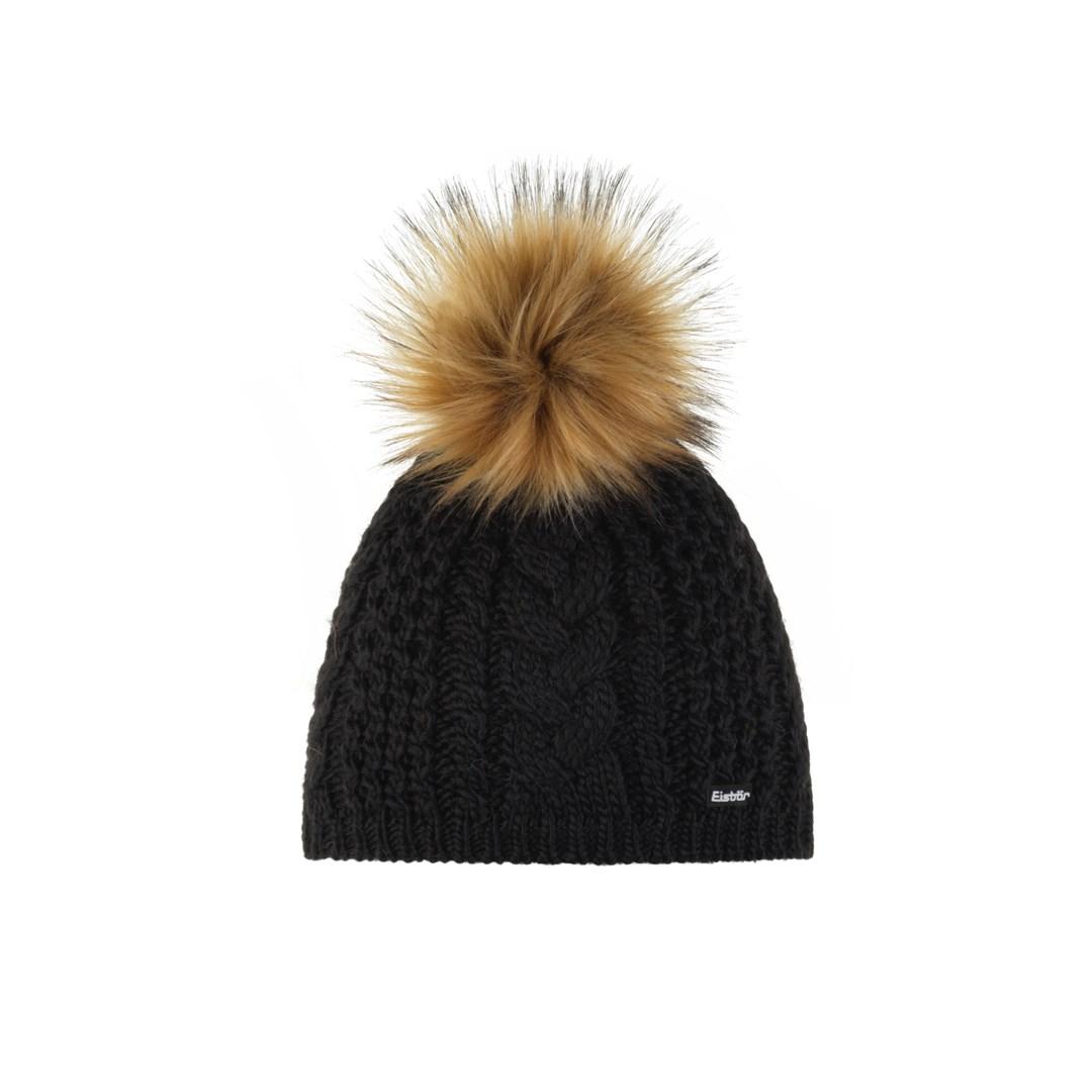 Strikhue Eisbar Afra Lux MÜ - sort, one size